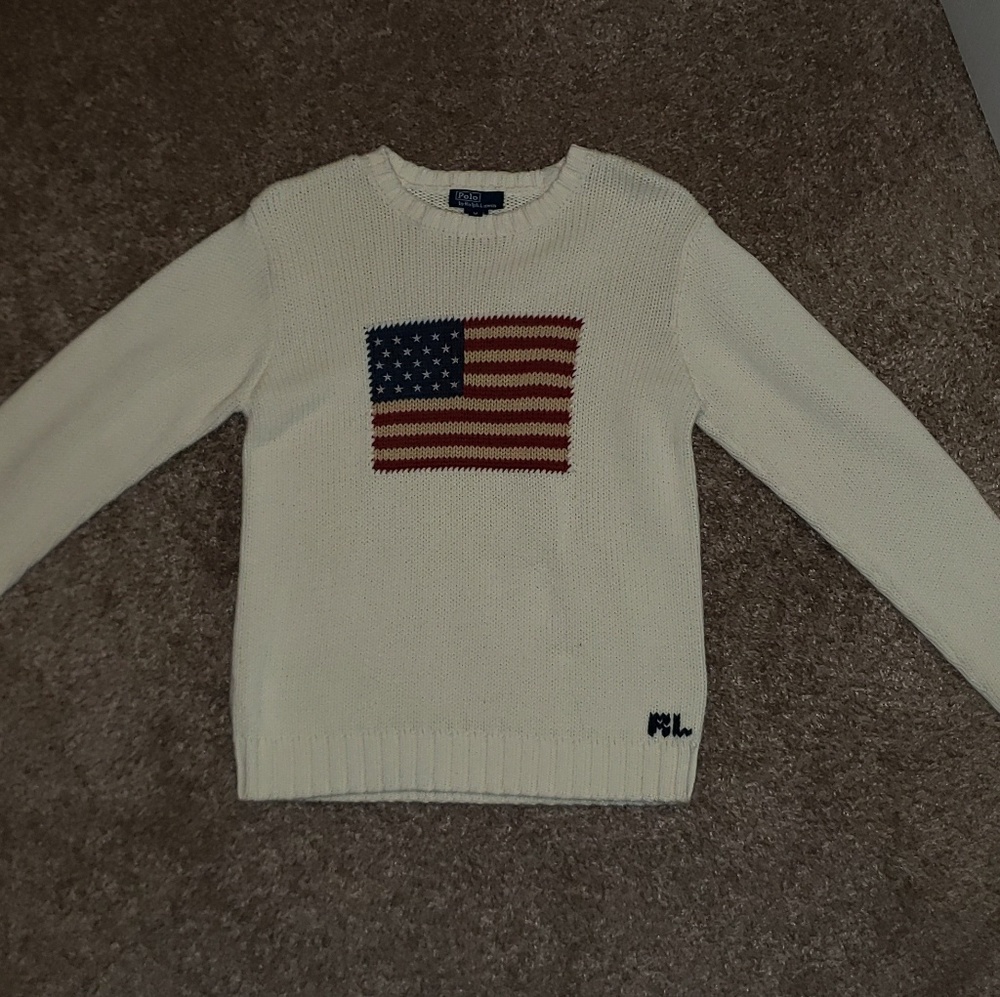 Vintage Flag Ralph Rare Sweater
